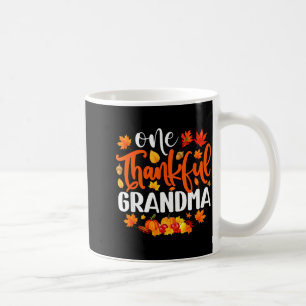 Caneca De Café Uma Avó Grata Funny Fall Outono Dia de Ação de Gra