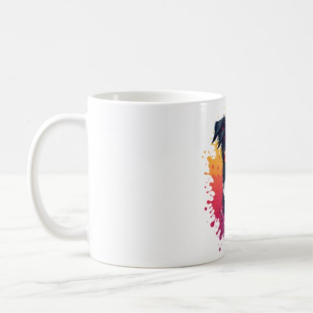 Caneca De Café Uma bela Collie de Cães [RB#10009] (Esquerda)