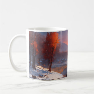 Caneca De Café uma bela e mágica paisagem da inércia