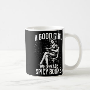 Caneca De Café Uma boa garota que lê livros picantes, devoradora