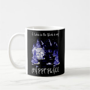 Caneca De Café Uma Cabina Na Floresta No Meu Lugar Feliz