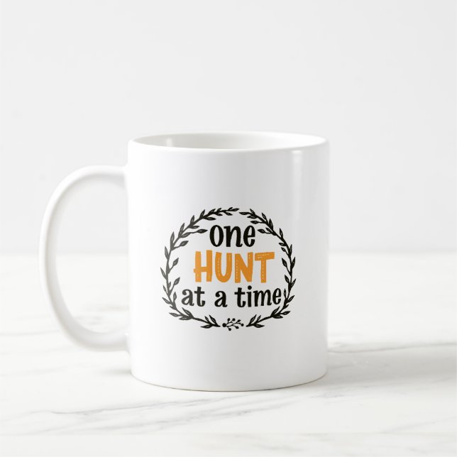 Caneca De Café Uma Caça de Cada Vez (Esquerda)