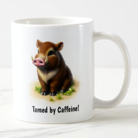 Uma Cama De Café Pintada 3D E Bonita