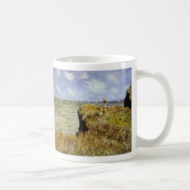 Caneca De Café Uma caminhada sobre as algemas em Pourville (Direita)