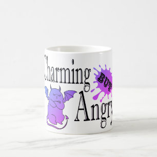 Caneca De Café Uma citação engraçada e encantadora do gato maldit
