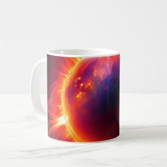 Caneca De Café Uma coleção de Copos da Galáxia  (Frente Esquerda)