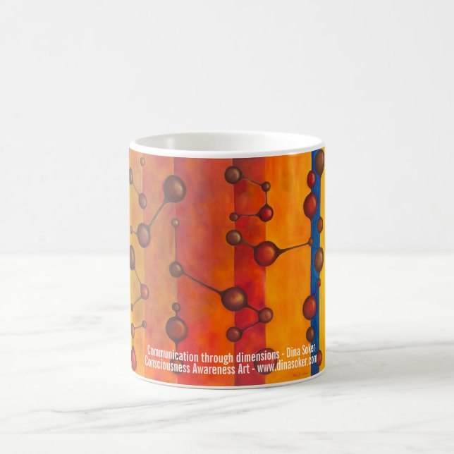 Caneca De Café Uma comunicação com as dimensões (Centro)