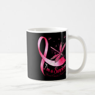 Caneca De Café Uma Consciência do Cancer de Dragonfly Sobrevivent