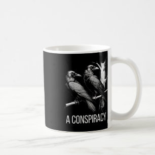 Caneca De Café Uma Conspiração Da Academia Ravens Gothic Raven Da