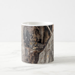 Caneca De Café Uma Coruja Excelente com Coroa Corada se misturand