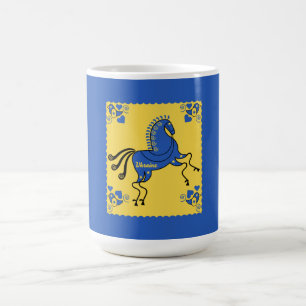 Caneca De Café Umã de café de dois tons tradicional da Ucrânia