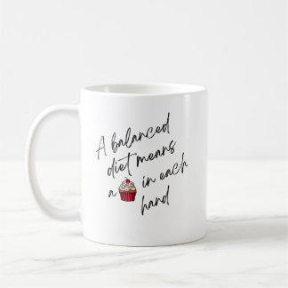 CANECA DE CAFÉ UMA DIETA EQUILIBRADA