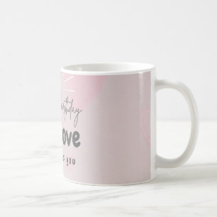 Caneca De Café Uma Doce Mensagem de Aniversário para Meu Amor