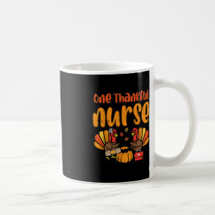 Caneca De Café Uma enfermeira agradecida Turquia Ação de Graças C