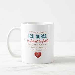 Caneca De Café Uma Enfermeira de UTI Verdadeiramente Excelente Di