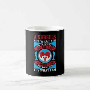 Caneca De Café Uma Enfermeira Não É O Que Você Faz É O Que Você É