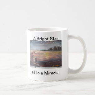 Caneca De Café Uma estrela brilhante conduzida a um milagre