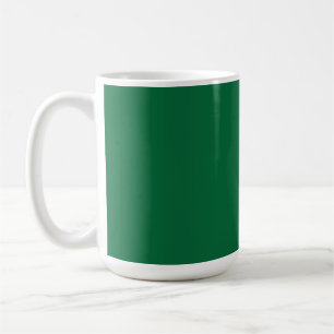 Caneca De Café Uma folha verde vibrante com veias distintas é ill