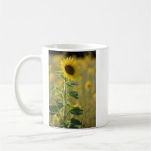 Uma Fotografia Amarela do Girassol