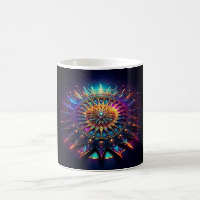 Caneca De Café Uma Fractal de Gáspea de Sierpinski (Centro)