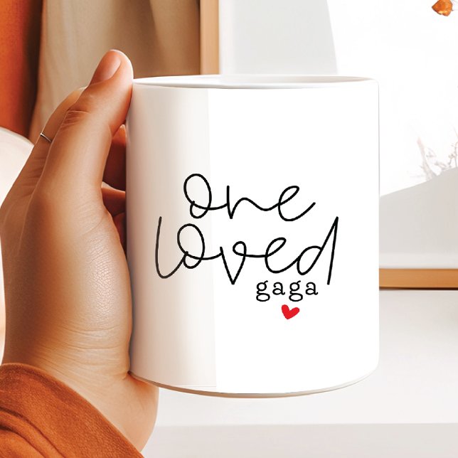Caneca De Café Uma Gaga Amada (Criador carregado)