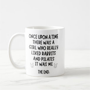 Caneca De Café Uma garota que realmente gostava de coelhos e pila