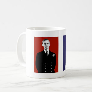Caneca De Café Uma jovem rainha Elizabeth com seu príncipe