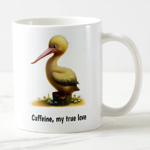 Caneca De Café Uma Lata De Café Pelicano Pintada Em 3D