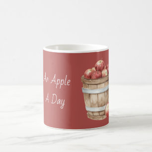 Caneca De Café Uma Maçã Por Dia