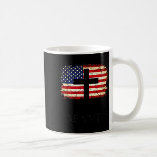 Caneca De Café Uma nação bandeira americana 4 de julho EUA