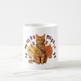 Caneca De Café Uma nação sob patas - Gato ao redor do mundo