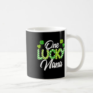 Caneca De Café Uma Nana Sortuda Shamrock Nana Irlandesa Dia de Sã