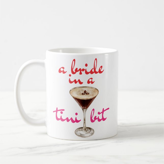 Caneca De Café Uma noiva em um estilo de café Tini Bit (Esquerda)