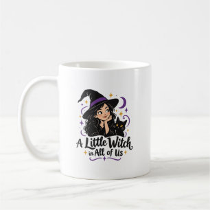 Caneca De Café Uma Pequena Bruxa em Todos Nós