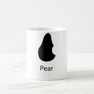 Caneca De Café Uma pera com uma mordida!