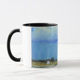 Caneca De Café Uma pintura de paisagem perfeita da arte abstracta