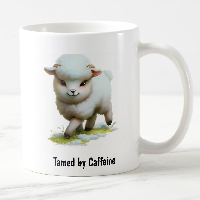 Caneca De Café Uma pintura digital de uma bela dall Shea (Criador carregado)