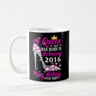 Caneca De Café Uma Rainha Foi Nascer Em Fevereiro De 2016 7 Anive