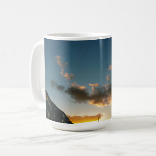 Caneca De Café Uma rua coroada com estrelas