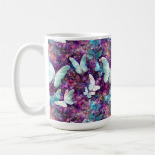 Caneca De Café Uma Série de Borboleta Mística Design 7