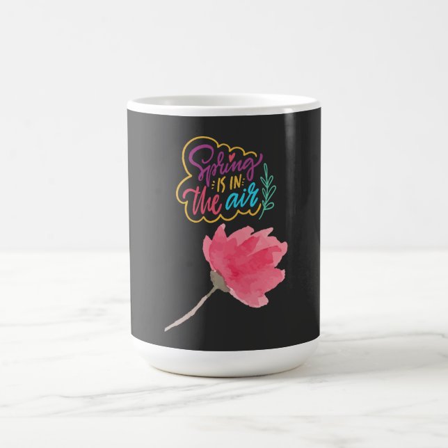 Caneca De Café Uma Série Visual de Primavera (Centro)