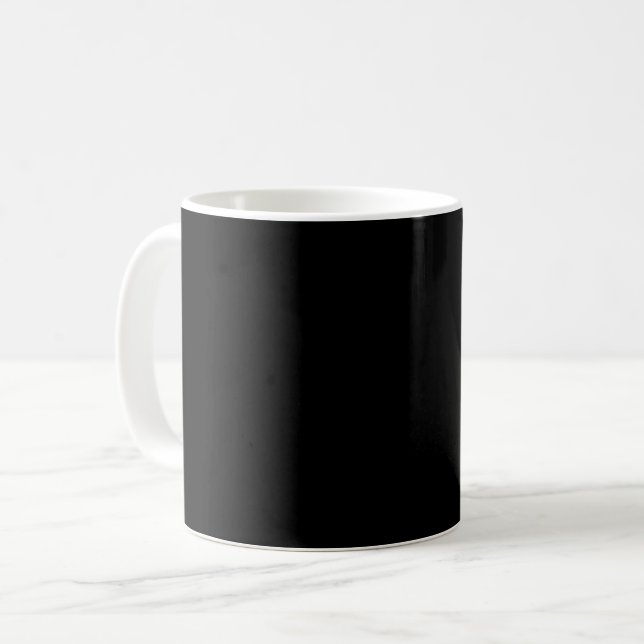 Caneca De Café Uma superfície preta texturizada com padrão de grã (Frente Esquerda)