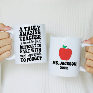 Caneca De Café Uma Verdadeiramente Incrível Professora é Difícil 
