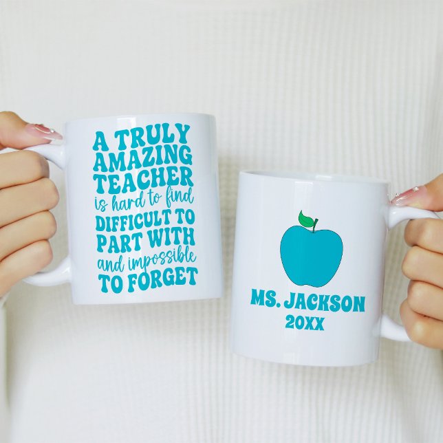 Caneca De Café Uma Verdadeiramente Incrível Professora é Difícil  (Criador carregado)