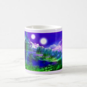 Caneca De Café Uma vez em duas luas de arte