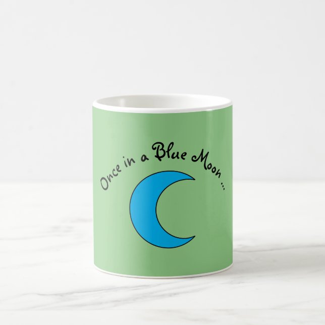 Caneca De Café "Uma vez em uma lua azul" (Centro)