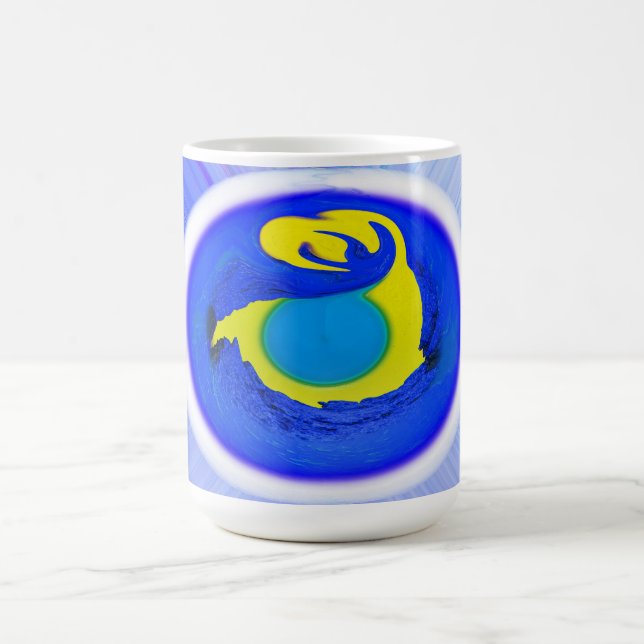 Caneca De Café Uma vez na lua azul (Centro)