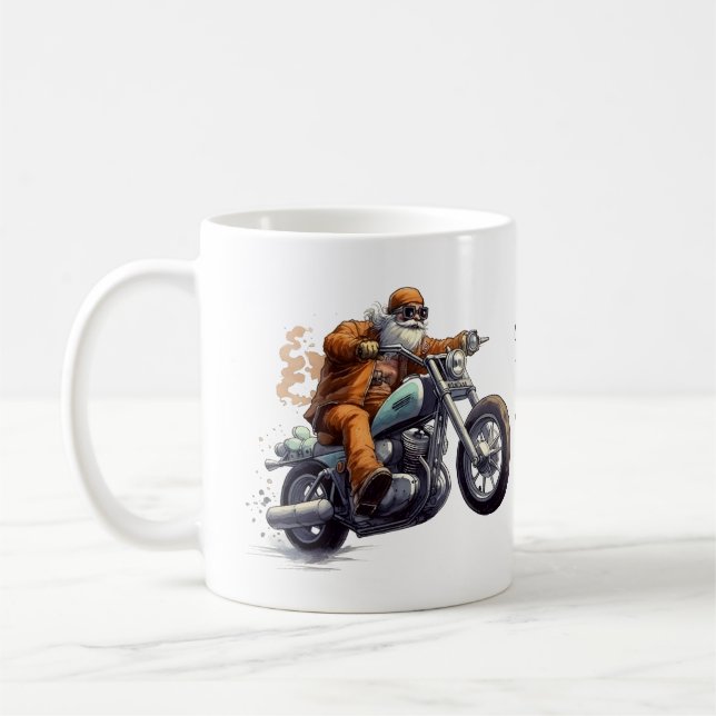 Caneca De Café Uma Viagem de Motocicleta (Esquerda)
