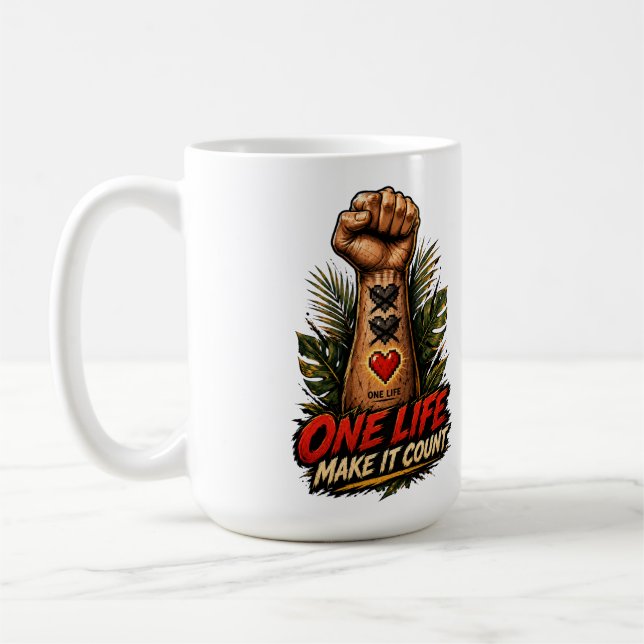 Caneca De Café Uma Vida  (Esquerda)