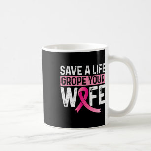 Caneca De Café Uma Vida Cultivar Sua Esposa, Cancer De Mama Rosa,